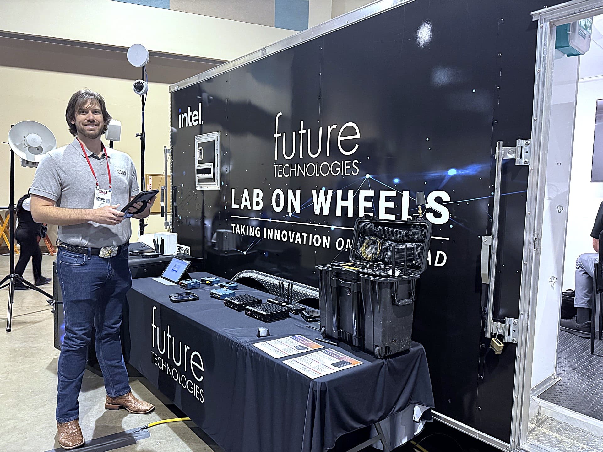 The Future Technologies Lab on Wheels at an event